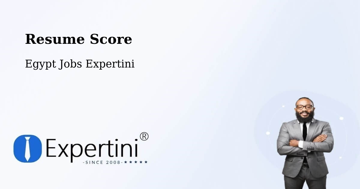 Resume Score & Job Description Match Tool – Ţalkhā - Egypt Jobs Expertini