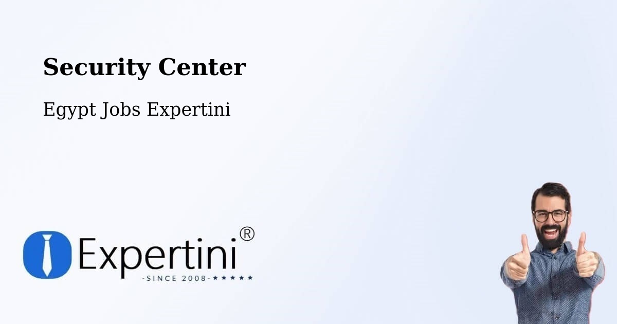 Security & Compliance – Ţalkhā - Egypt Jobs Expertini